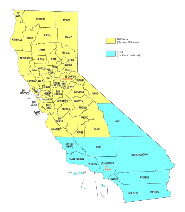 Uscf California Map